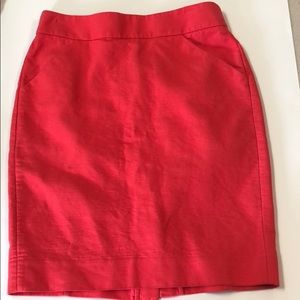 J Crew The Pencil Skirt Size 2